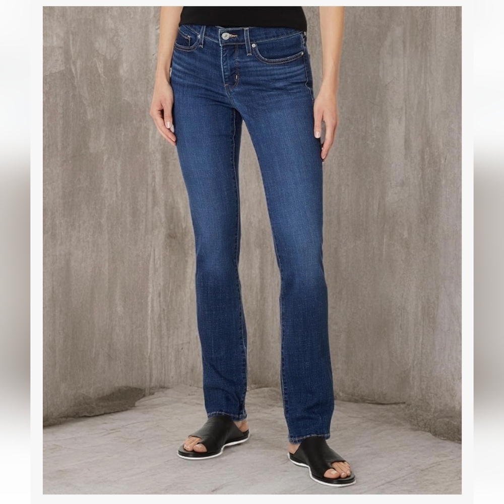 New Levi's 314 Shaping Straight Leg Blue Jeans New With Tags Women's Size 22W